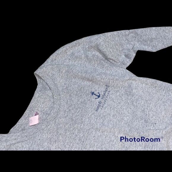 Cute women Simply Southern crop Top size large - Picture 2 of 5